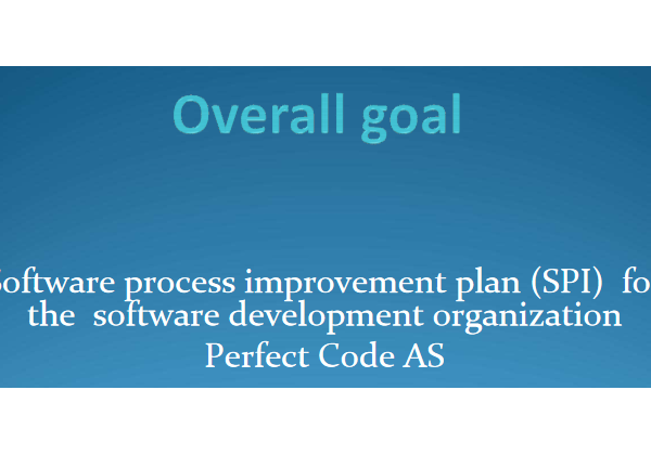 16d Software Process Improvement Plan